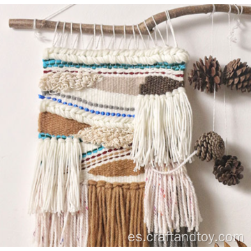 Kits de macrame colgando pared